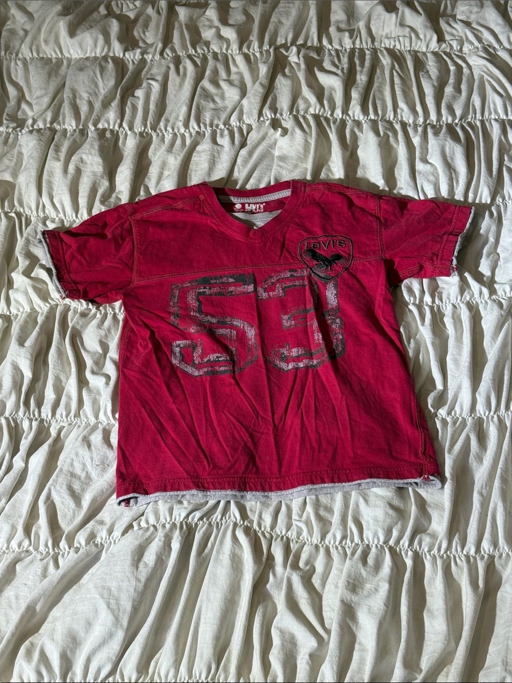 Levi's  Hot Pink Graphic Number Tee